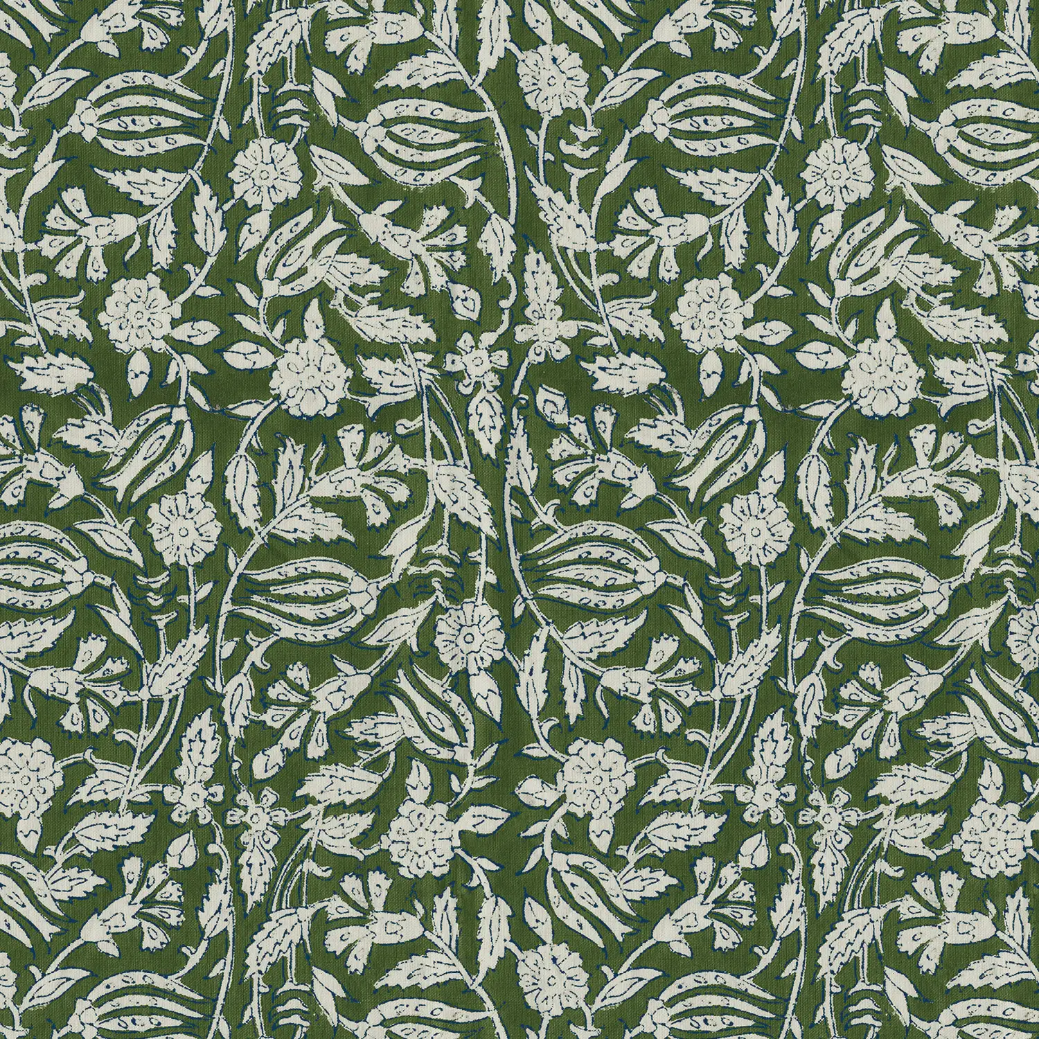 Papier peint Tulipan Vert - Caravane x Ressource