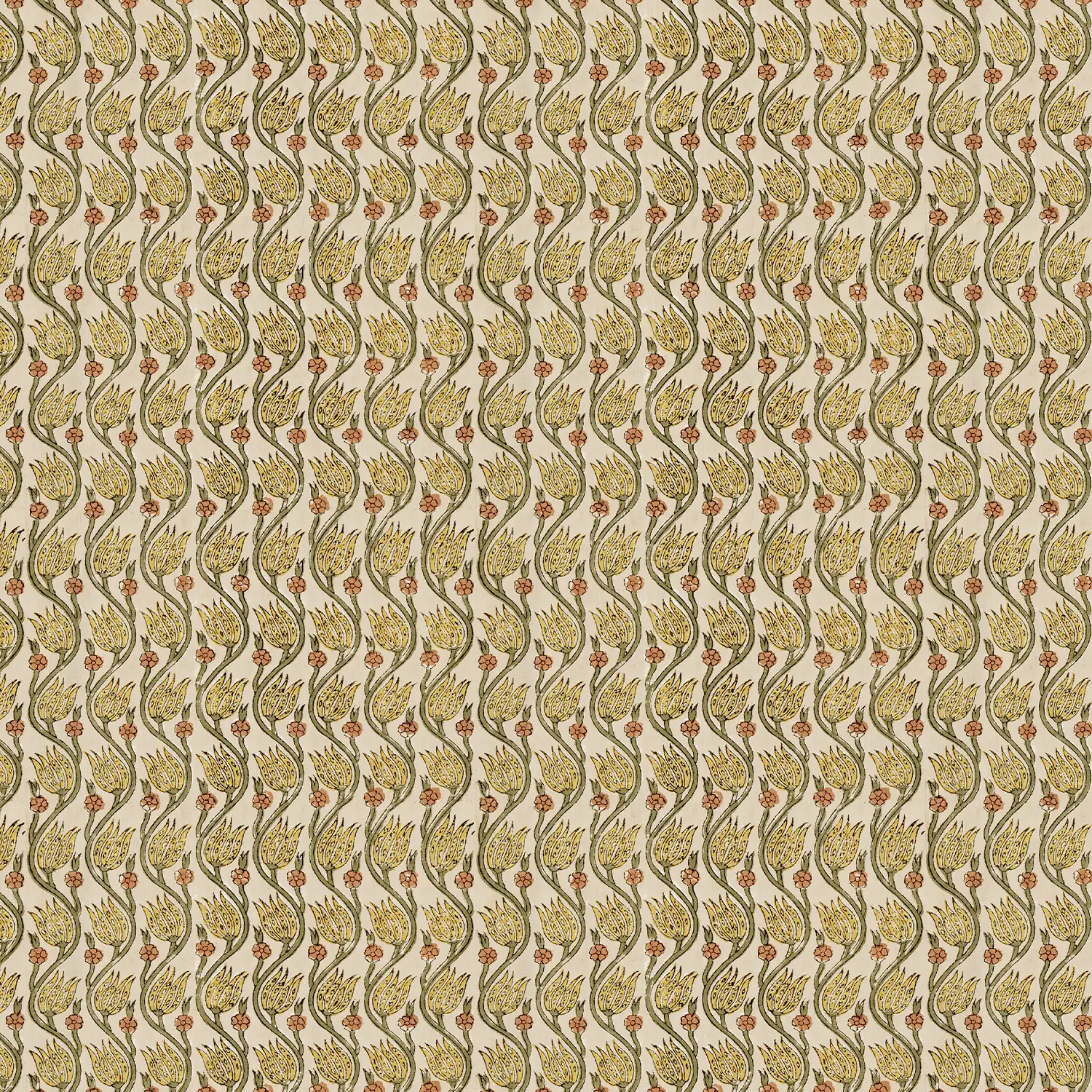 Papier peint Tullio Curcuma - Caravane x Ressource