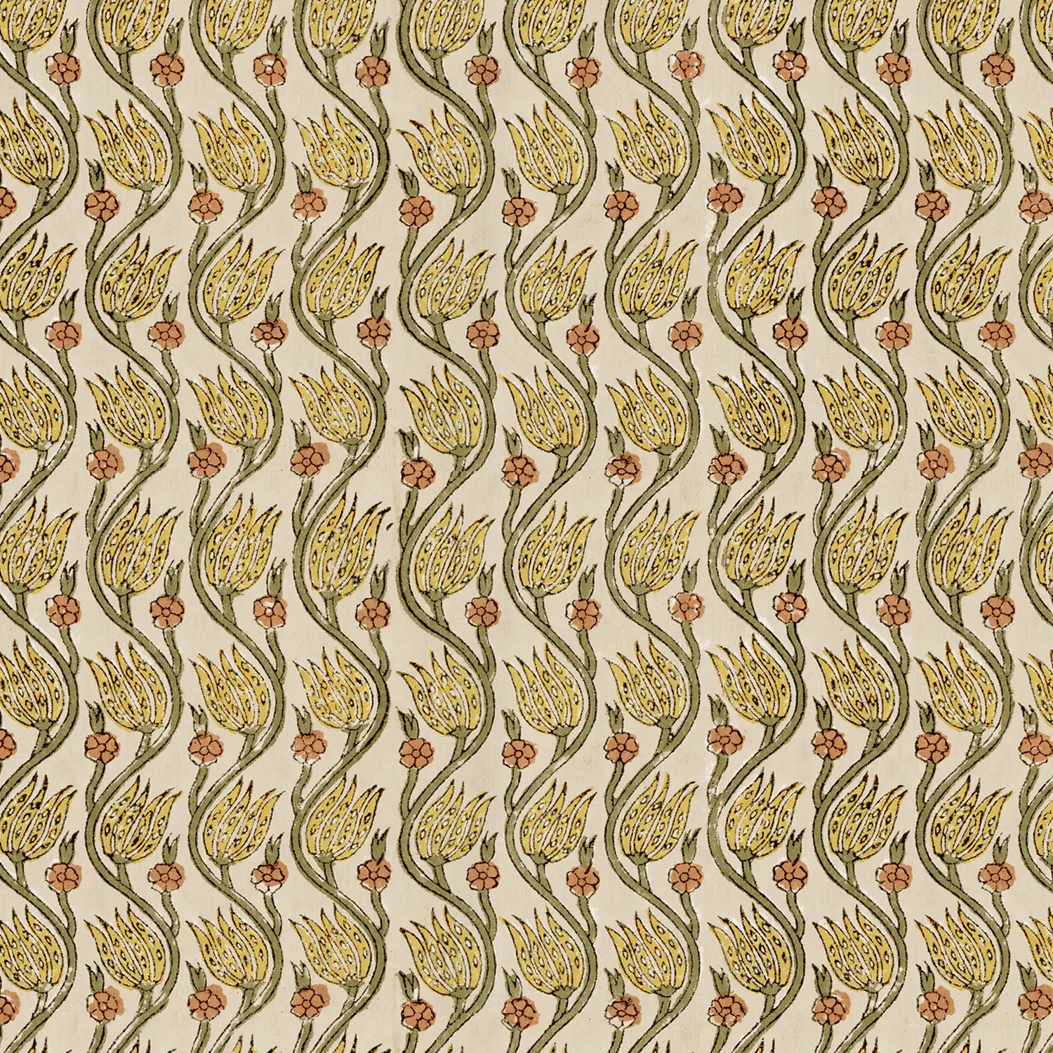 Papier peint Tullio Curcuma - Caravane x Ressource