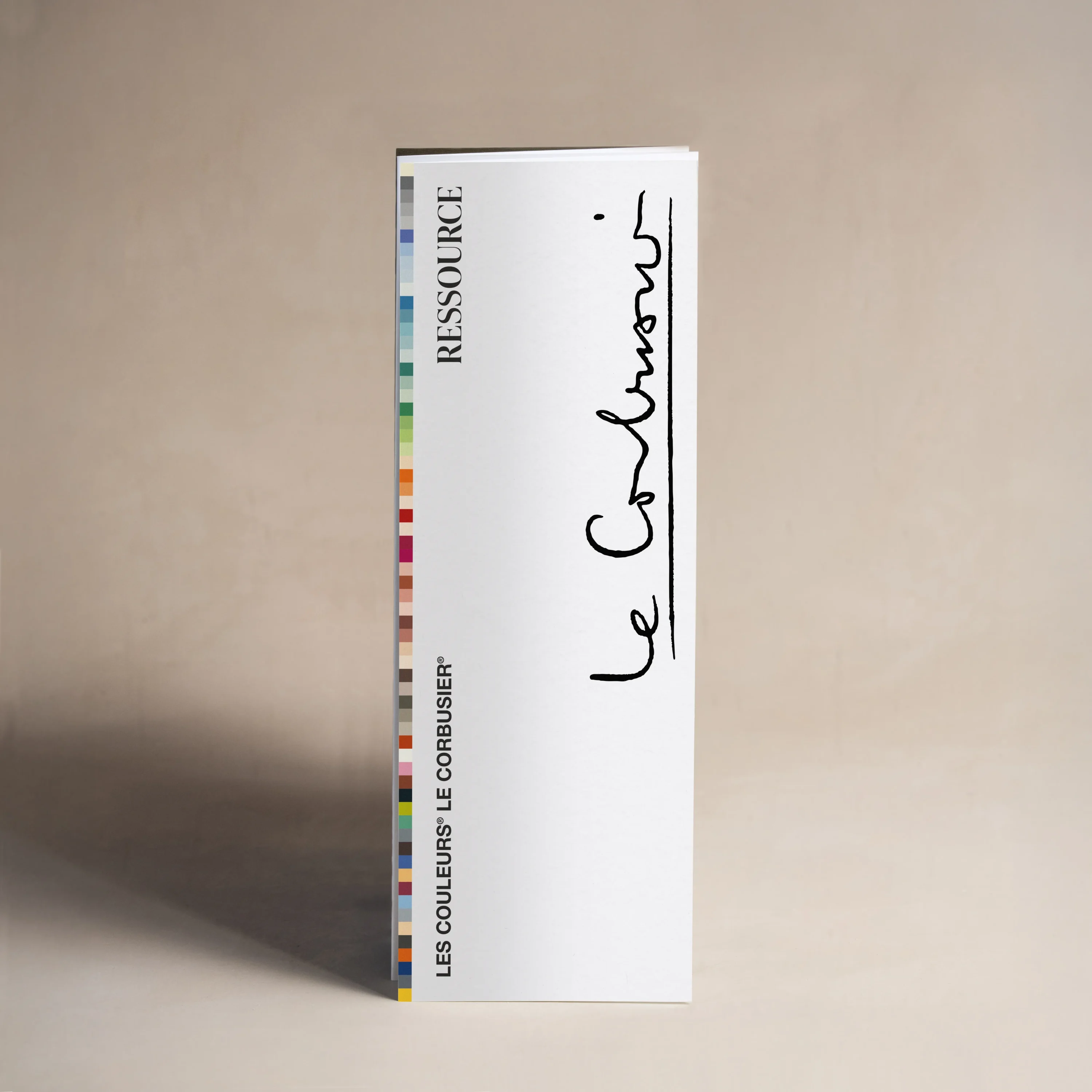 Nuancier accordéon Les Couleurs Le Corbusier