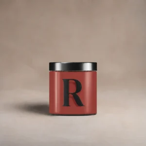Pot testeur de peinture 100 ml, teinte AP15 - Rouge Chinois (rouge profond brun), Collection Antoinette Poisson