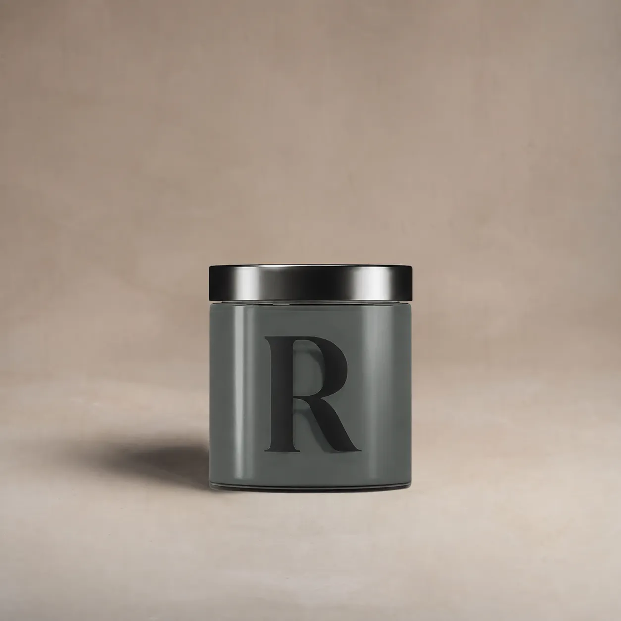 Pot testeur de peinture 100 ml, teinte R002 - Le Tumulte, Fumée Houleuse (vert foncé), Collection Ressource