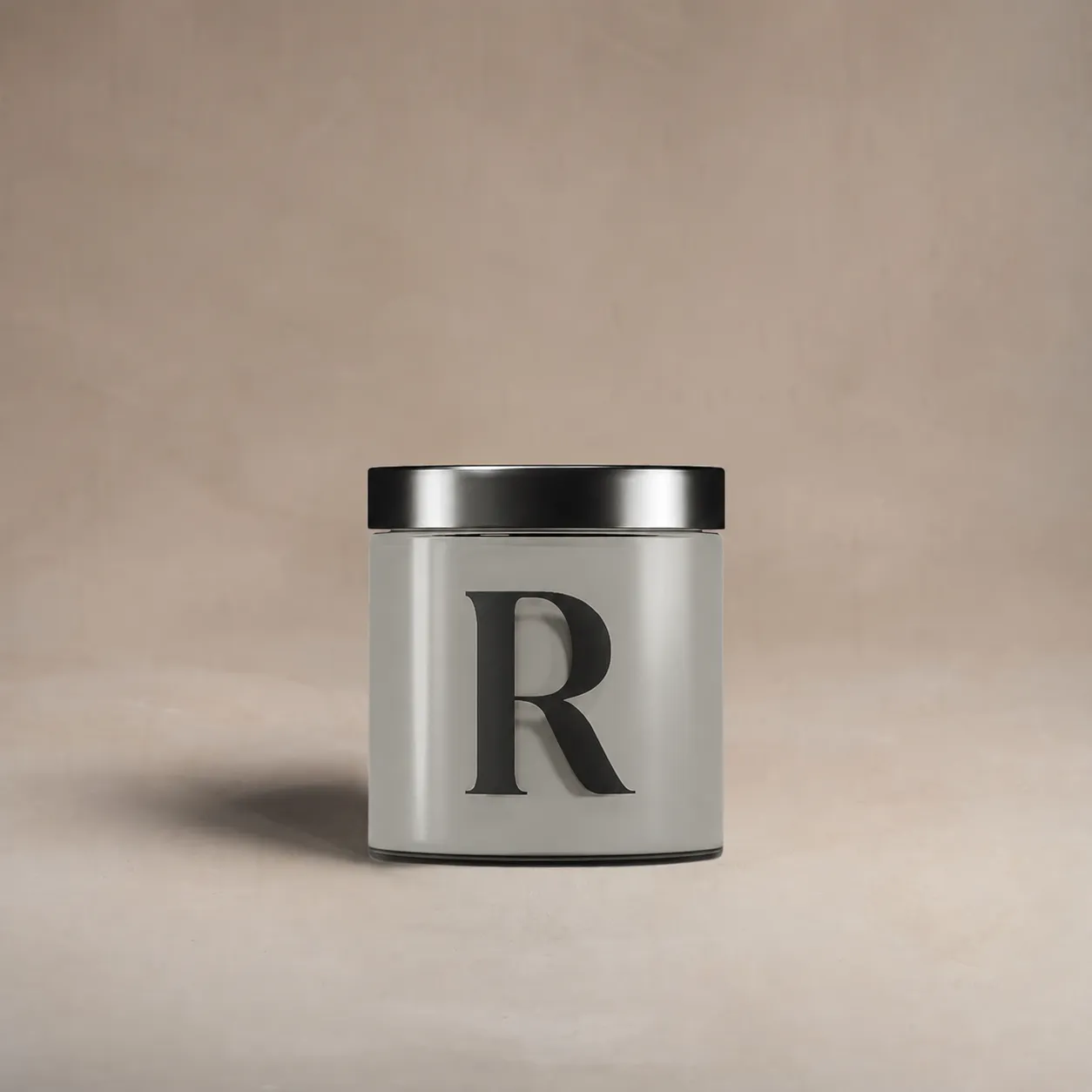 Pot testeur de peinture 100 ml, teinte R018 - Le Régal, Nuage Délicieux (gris chaud), Collection Ressource