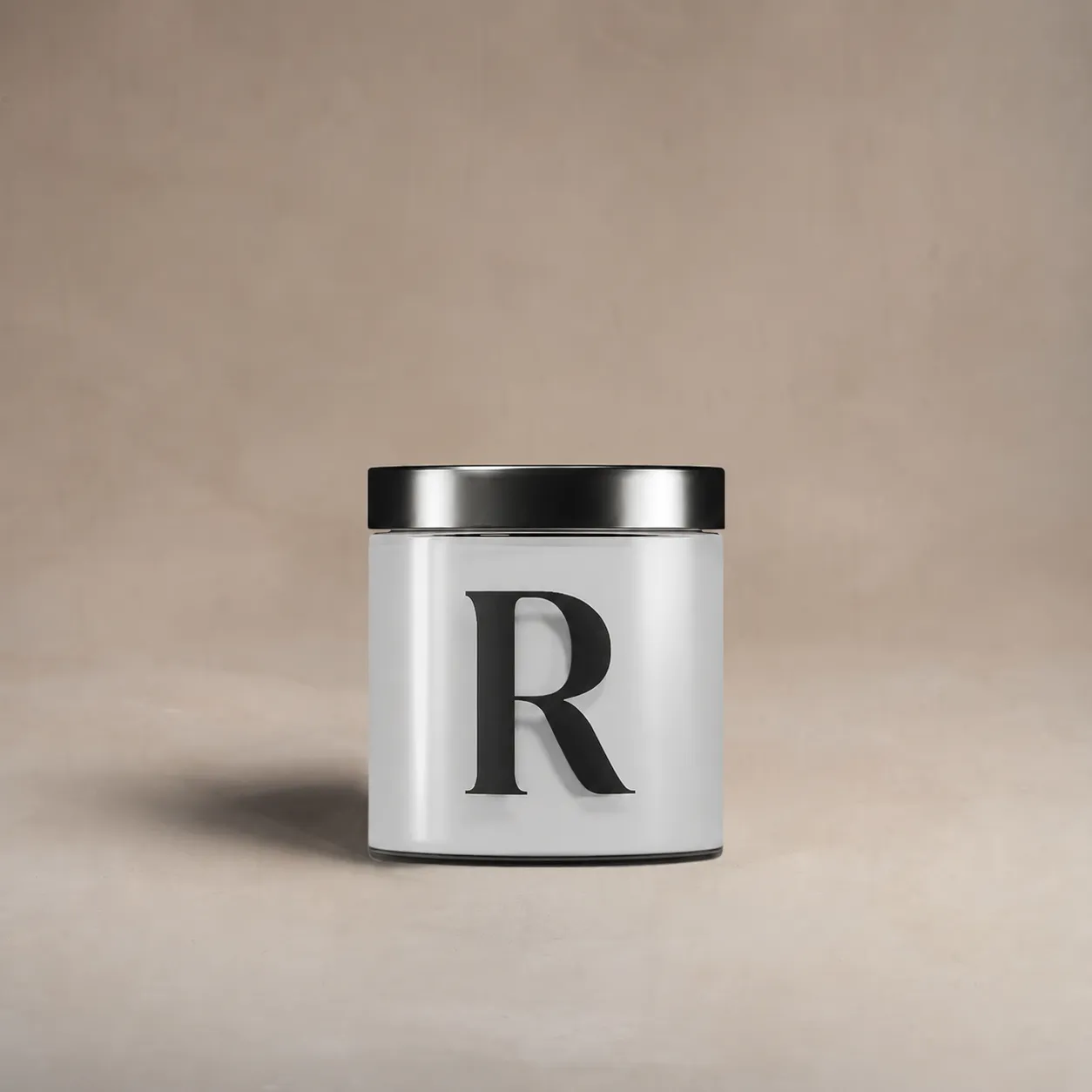 Pot testeur de peinture 100 ml, teinte R149 - L'Âme, Albâtre Immuable (blanc gris), Collection Ressource