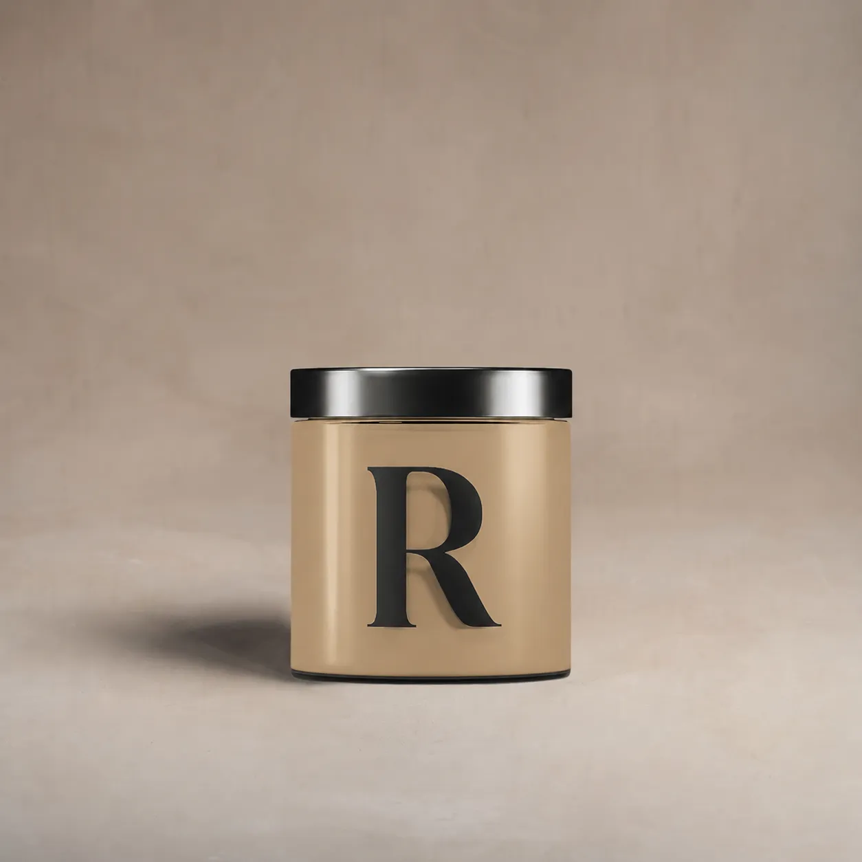 Pot testeur de peinture 100 ml, teinte R155 - La Nostalgie, Cappuccino Froid (beige), Collection Ressource