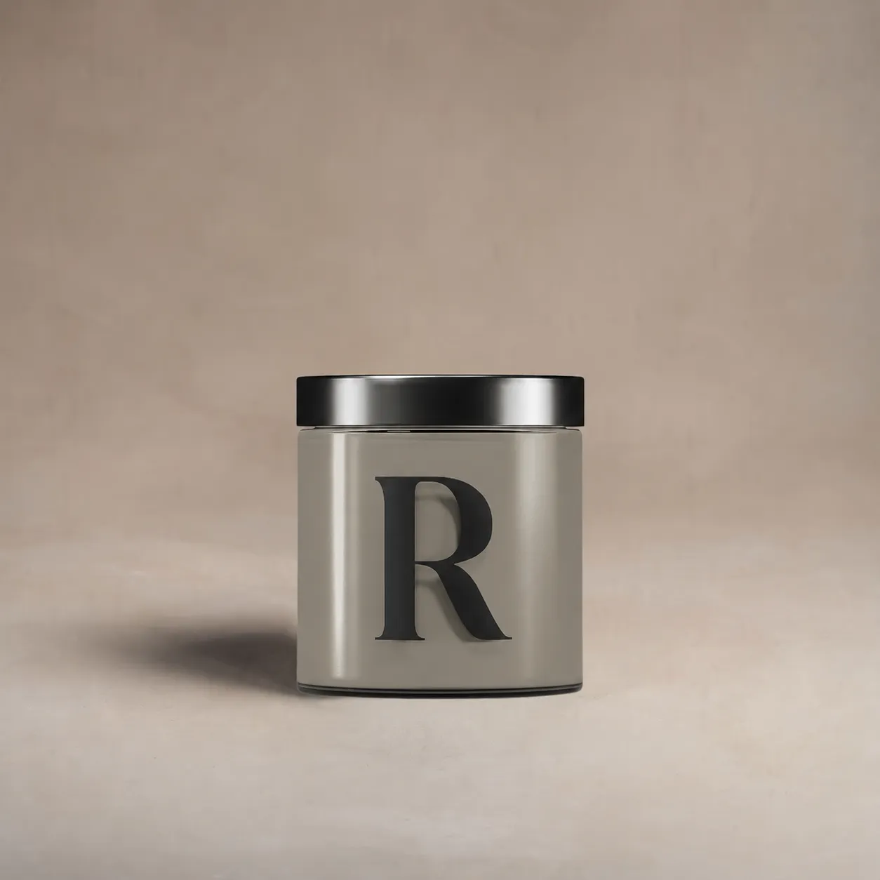 Pot testeur de peinture 100 ml, teinte R174 - Le Dessein, Vert Grisé (gris chaud), Collection Ressource