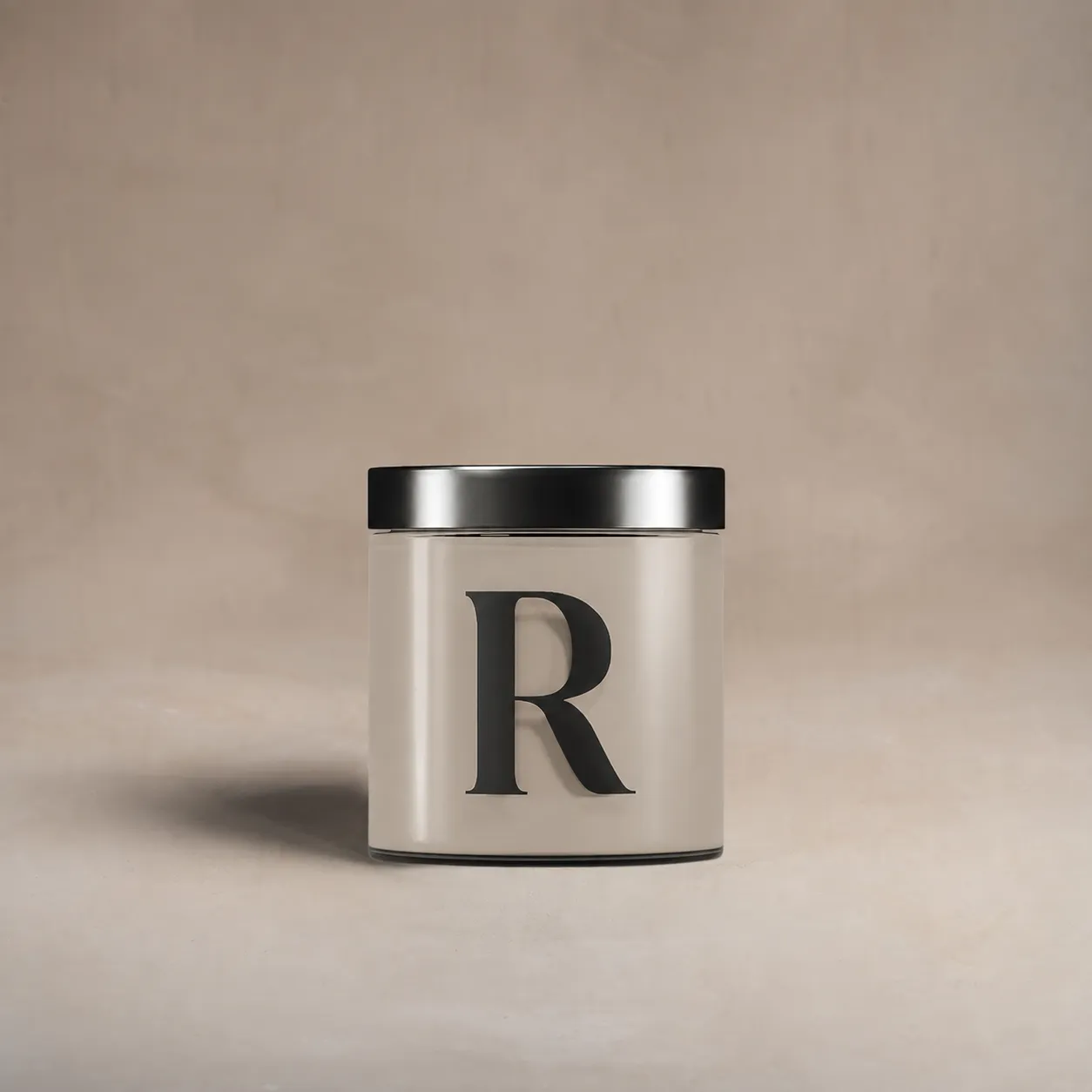 Pot testeur de peinture 100 ml, teinte R189 - L'Invitation, Gris Accueillant (beige), Collection Ressource