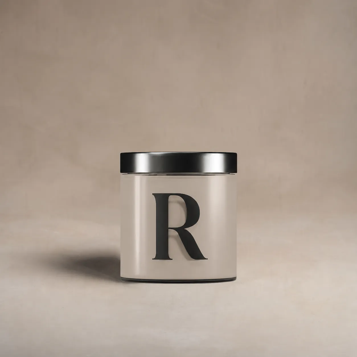 Pot testeur de peinture 100 ml, teinte R215 - La Résilience, Blanc Cassé (blanc gris), Collection Ressource