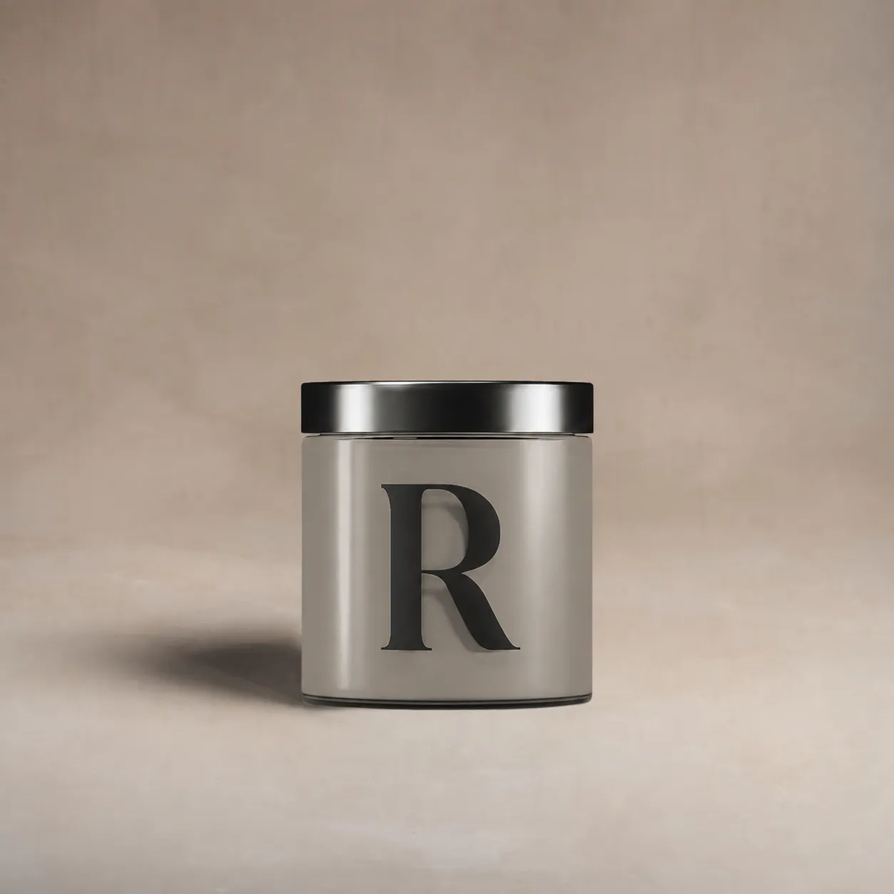 Pot testeur de peinture 100 ml, teinte R225 - Le Chevalier, Gris Grégaire (gris chaud), Collection Ressource