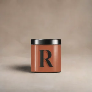 Pot testeur de peinture 100 ml, teinte R269 - La Romance, Grenadine Pétulante (rouge orangé), Collection Ressource
