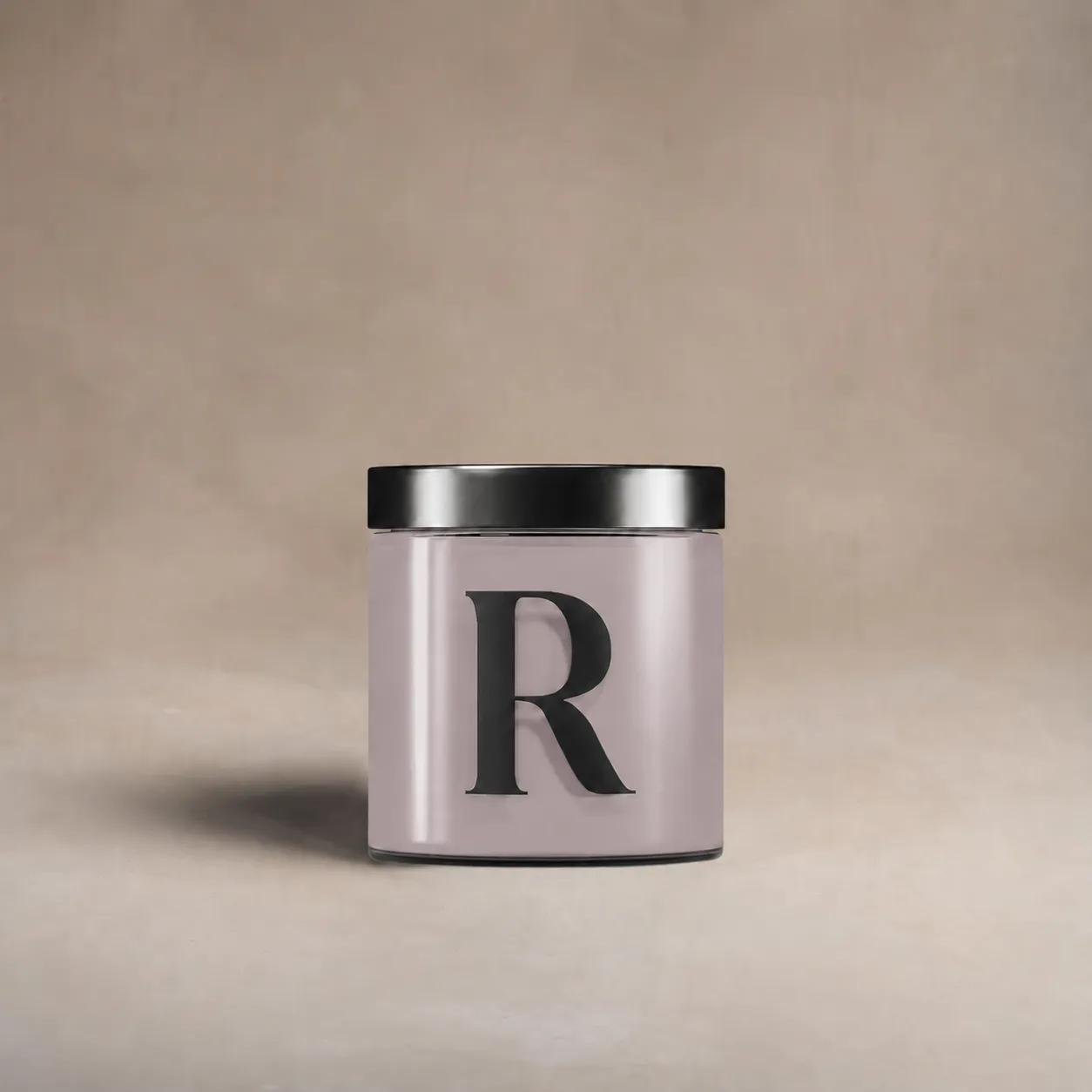 Pot testeur de peinture 100 ml, teinte R285 - Le Joueur, Mauve Badin (gris mauve), Collection Ressource