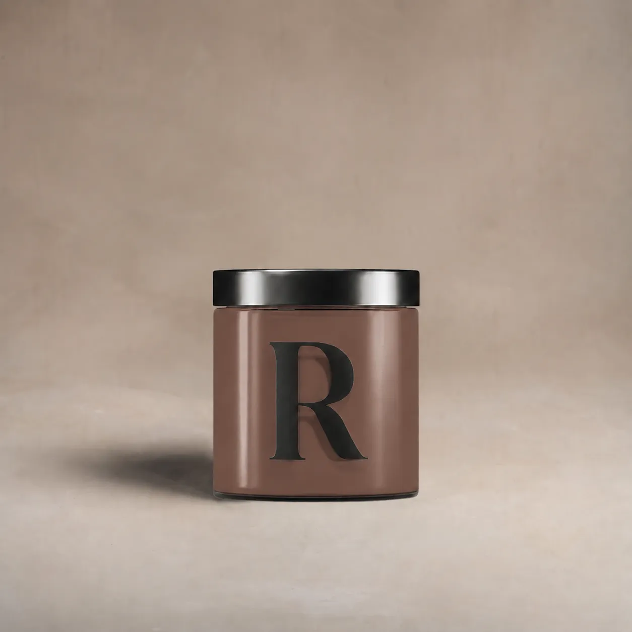 Pot testeur de peinture 100 ml, teinte R289 - Le Gourmet, Noisette Torréfiée (brun), Collection Ressource
