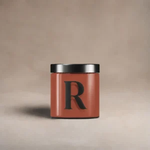 Pot testeur de peinture 100 ml, teinte R313 - L'Amuse-Bouche, Fraise Sucrée (rouge orangé), Collection Ressource