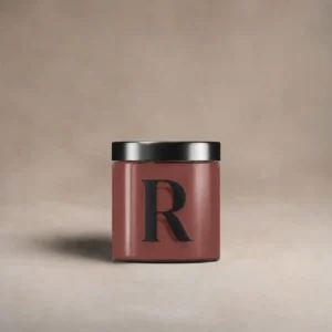 Pot testeur de peinture 100 ml, teinte R349 - L'Amant, Rubis Chéri (rouge profond brun), Collection Ressource