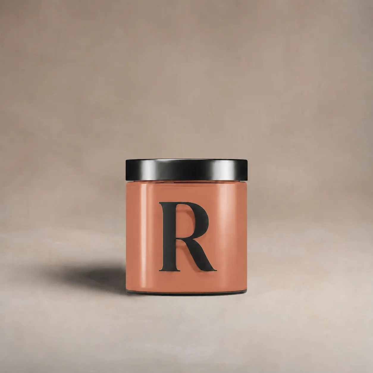 Pot testeur de peinture 100 ml, teinte R389 - L'Incandescence, Corail Brûlant (orange saumoné), Collection Ressource