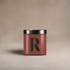 Pot testeur de peinture 100 ml, teinte R464 - La Pulsion, Ecarlate Animale (rouge profond brun), Collection Ressource