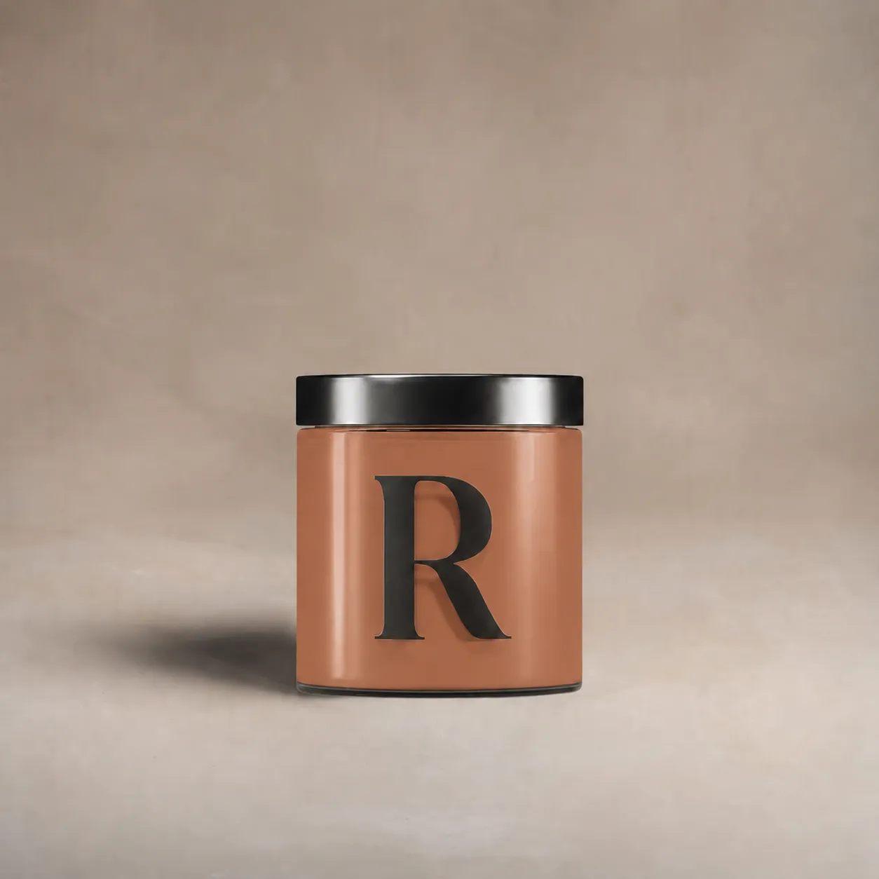 Pot testeur de peinture 100 ml, teinte R476 - L'Encens, Fauve Vaporeux (orange saumoné), Collection Ressource