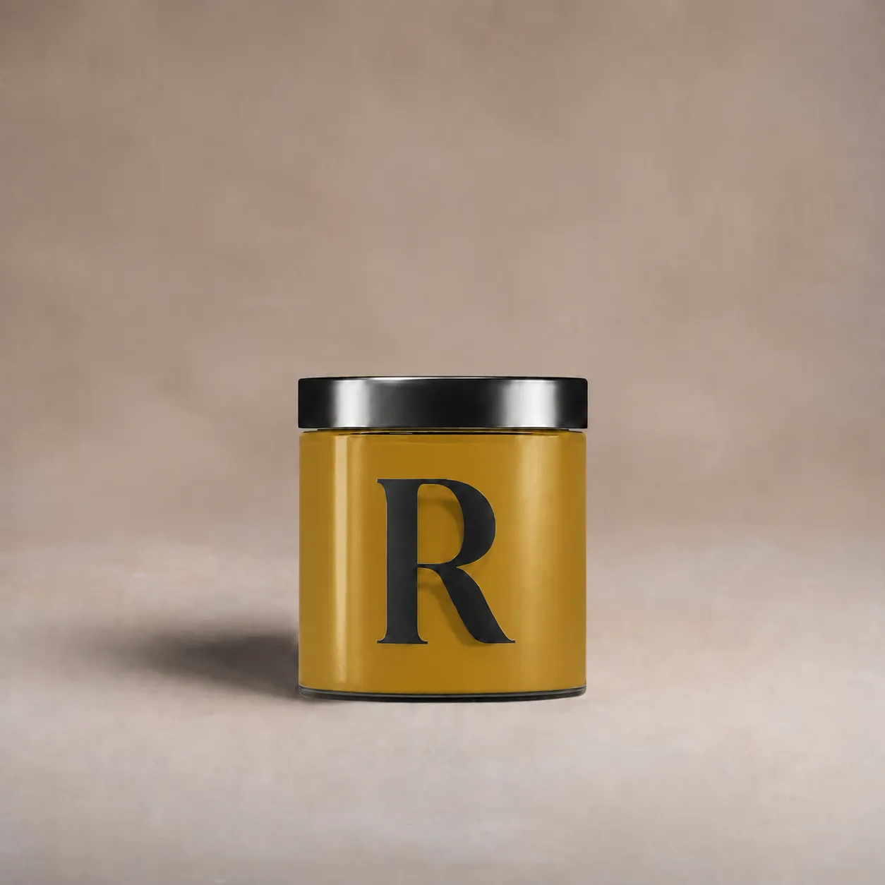 Pot testeur de peinture 100 ml, teinte R480 - L'Alliance, Doré Complice (ocre), Collection Ressource