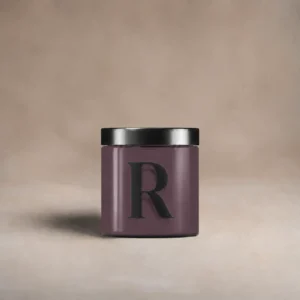 Pot testeur de peinture 100 ml, teinte R495 - La Curiosité, Aubergine Intrigante (rouge foncé), Collection Ressource