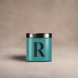 Pot testeur de peinture 100 ml, teinte R509 - Le Caméléon, Emeraude Flamboyante (vert bleu turquoise), Collection Ressource