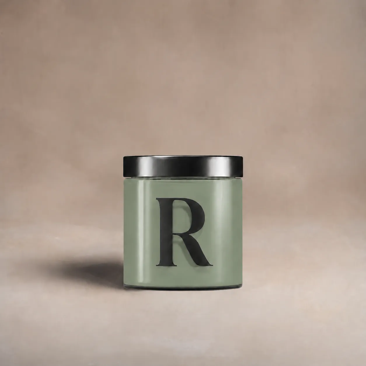 Pot testeur de peinture 100 ml, teinte R643 - La Clairière, Lichen Champêtre (vert gris), Collection Ressource