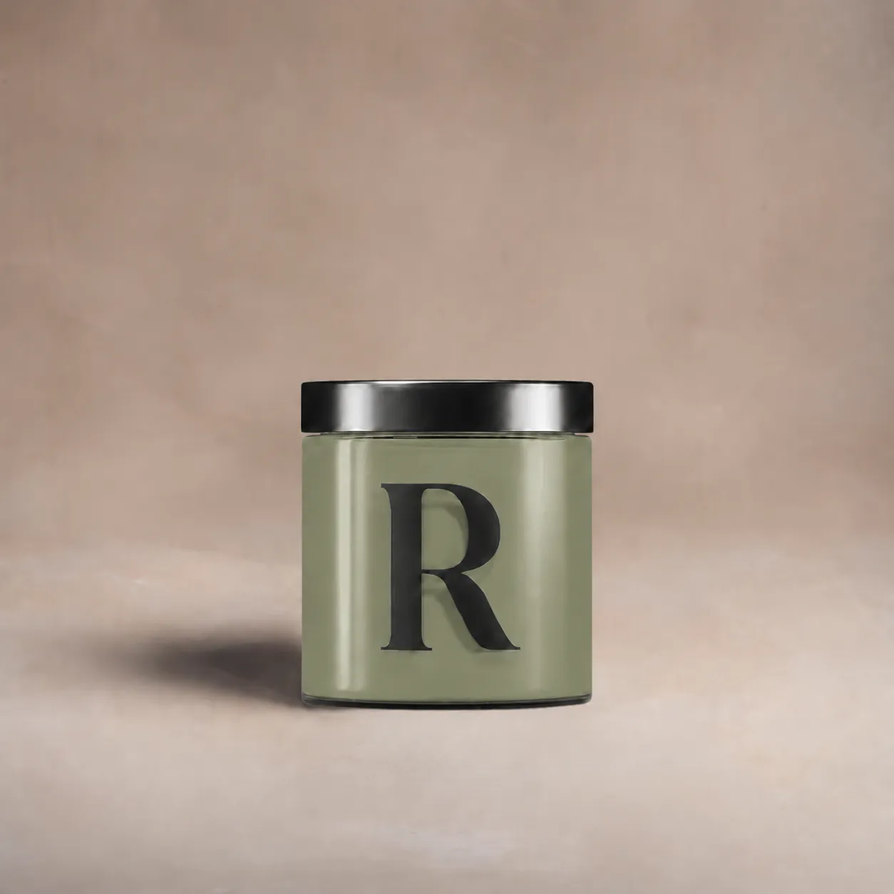 Pot testeur de peinture 100 ml, teinte R675 - Le Rameau, Vert Bourgeonnant (vert gris), Collection Ressource