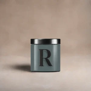 Pot testeur de peinture 100 ml, teinte R679 - L'Euphorie, Céladon Intense (vert gris foncé), Collection Ressource