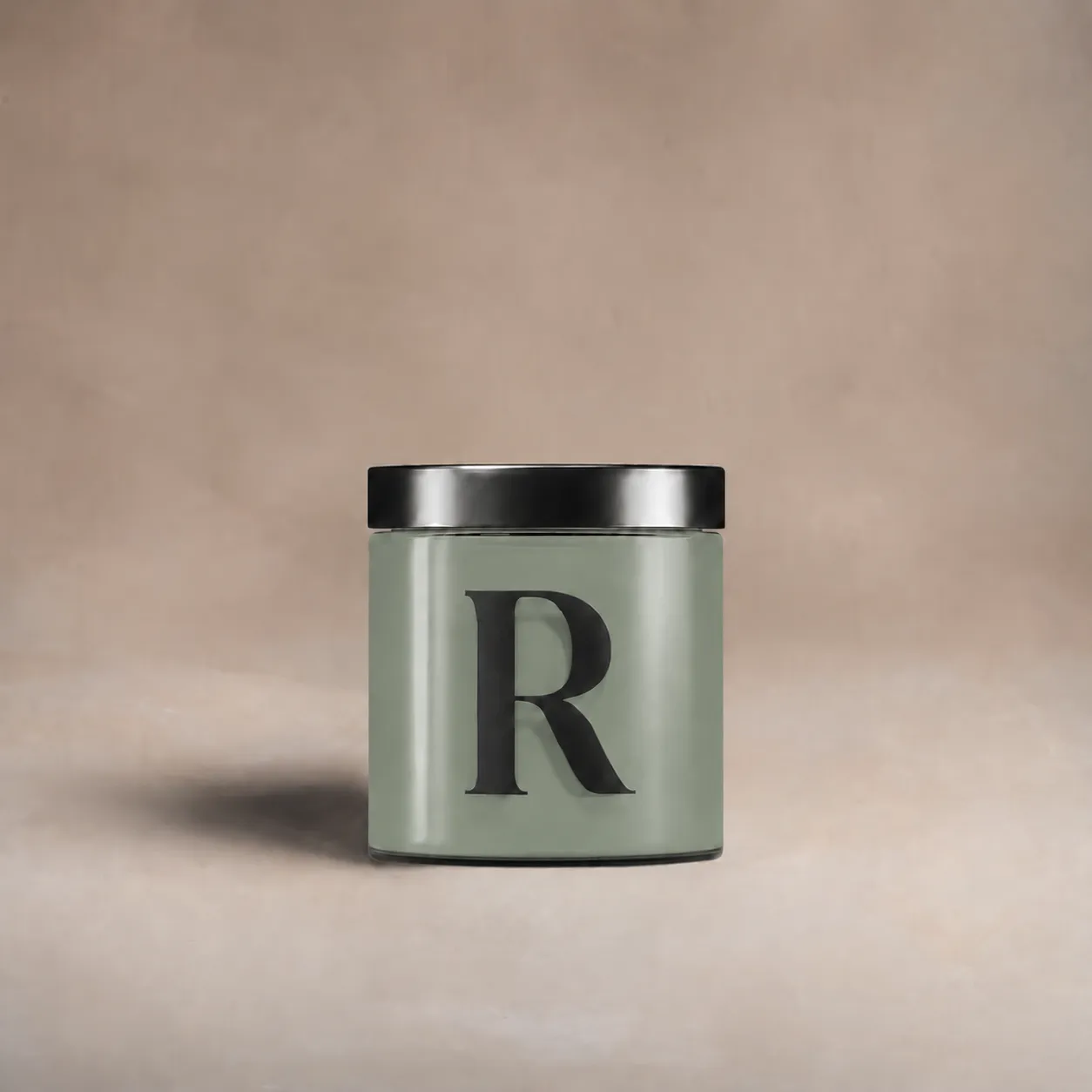 Pot testeur de peinture 100 ml, teinte R748 - Le Maquis, Bruyère Corsée (vert gris), Collection Ressource