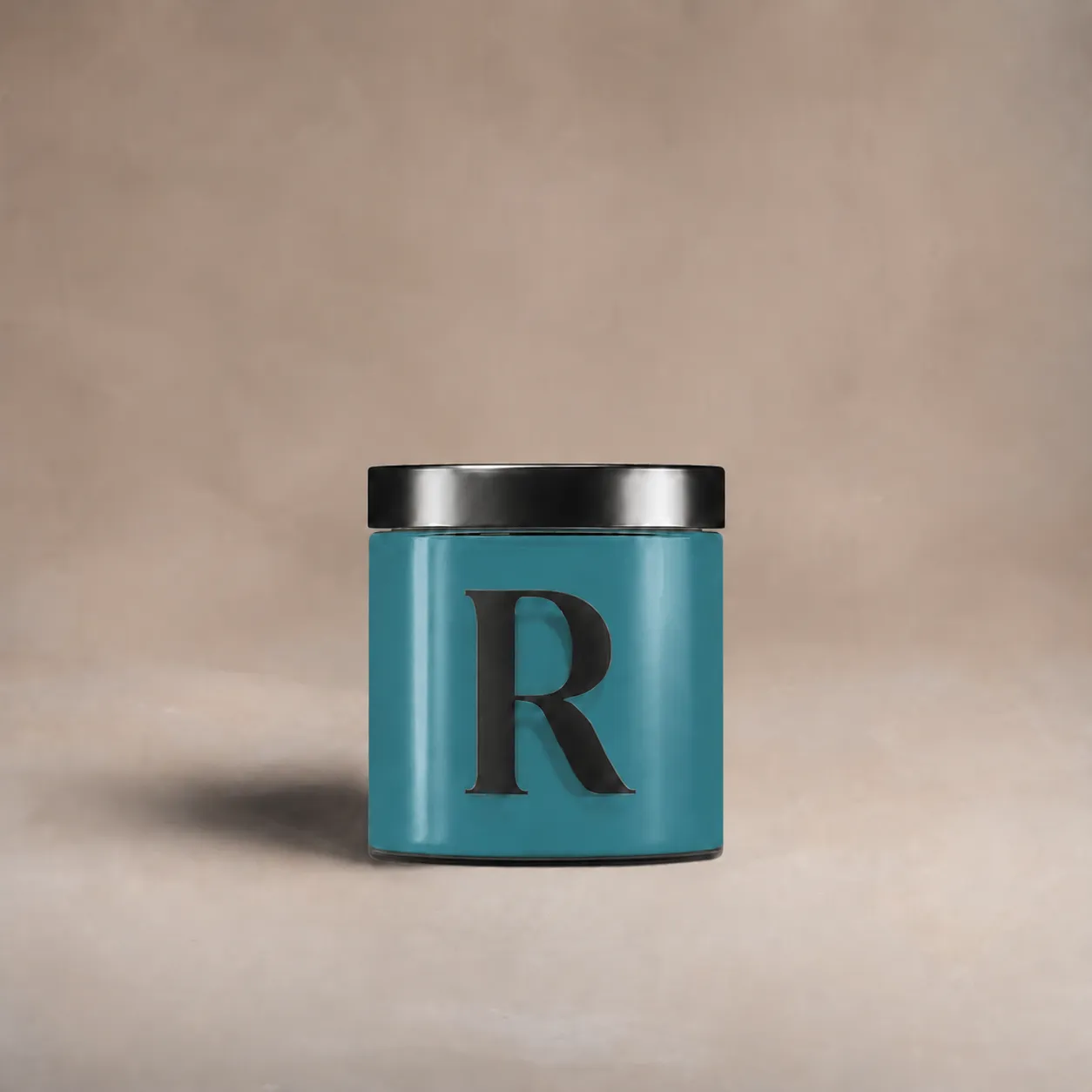 Pot testeur de peinture 100 ml, teinte R760 - Le Pigment, Cyan Organique (bleu lagon), Collection Ressource