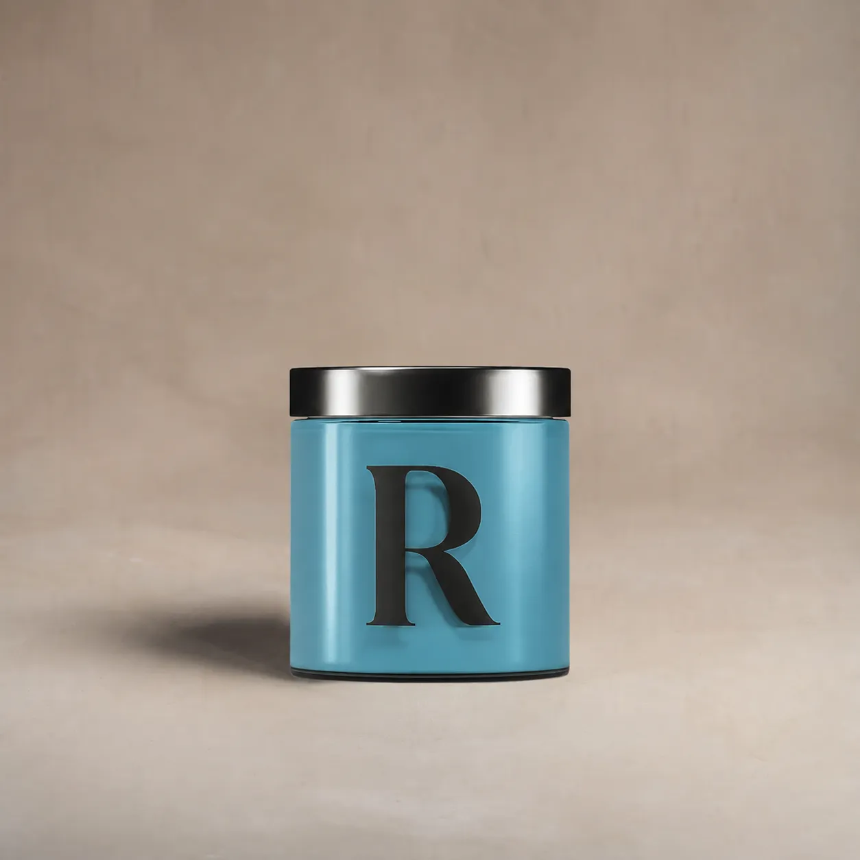 Pot testeur de peinture 100 ml, teinte R837 - L'Exubérance, Turquoise Sauvage (bleu turquoise), Collection Ressource