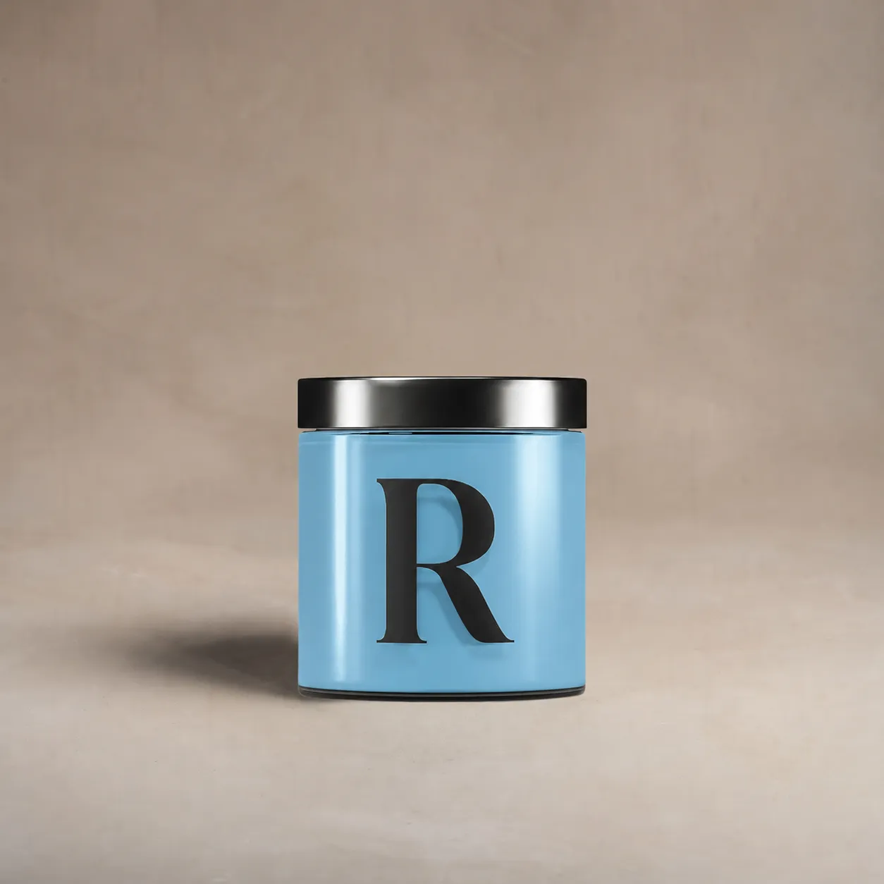 Pot testeur de peinture 100 ml, teinte R849 - La Béatitude, Topaze Réjouissante (bleu ciel), Collection Ressource