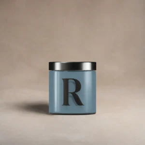 Pot testeur de peinture 100 ml, teinte R910 - La Fantaisie, Azurin Amusant (bleu gris), Collection Ressource