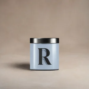 Pot testeur de peinture 100 ml, teinte R915 - La Malice, Bleuet Pétillant (bleu gris), Collection Ressource