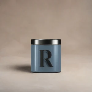 Pot testeur de peinture 100 ml, teinte R919 - La Traversée, Frégate Louvoyante (bleu gris), Collection Ressource