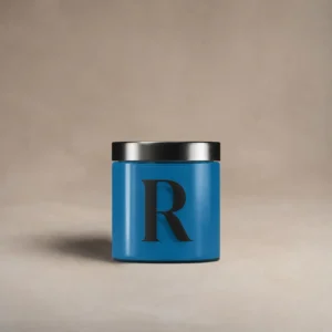 Pot testeur de peinture 100 ml, teinte R942 - La Garçonne, Azurite Brute (bleu roi), Collection Ressource