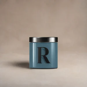 Pot testeur de peinture 100 ml, teinte R944 - La Plongée, Fond Nautique (bleu gris), Collection Ressource