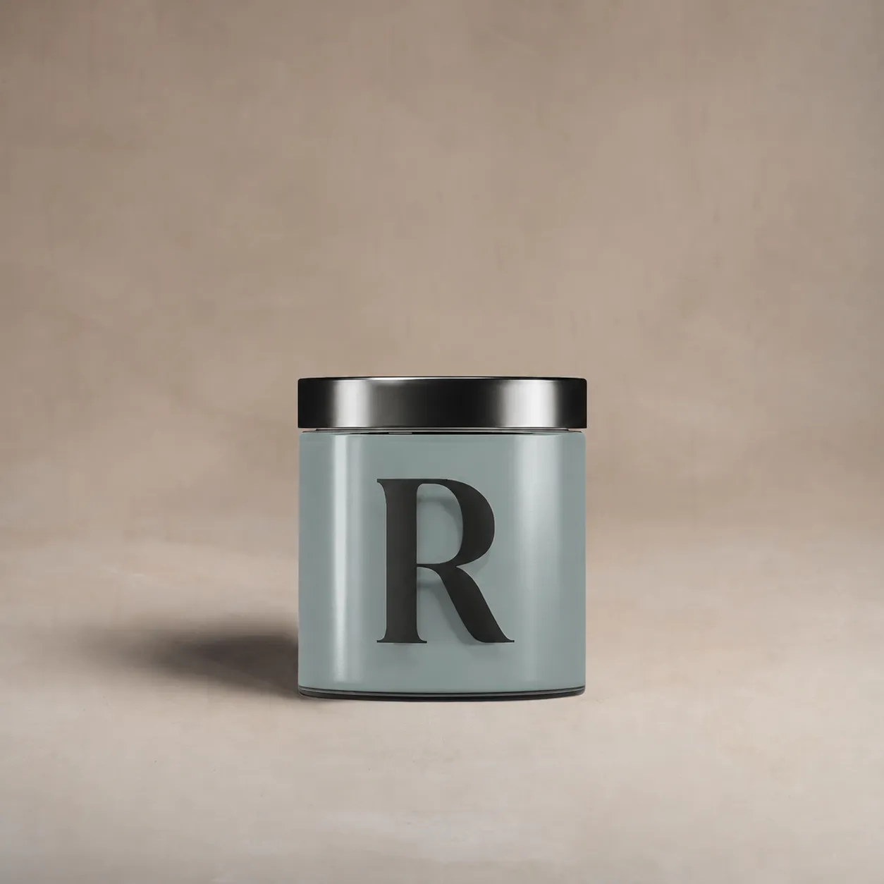Pot testeur de peinture 100 ml, teinte R977 - L'Œillade, Iris Aguicheur (bleu gris), Collection Ressource