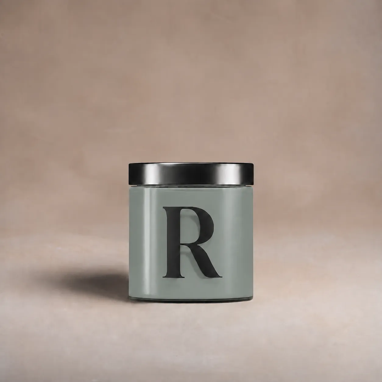 Pot testeur de peinture 100 ml, teinte eqER22 - Étourneau (vert gris), Collection Couleurs d'Enduit Romain